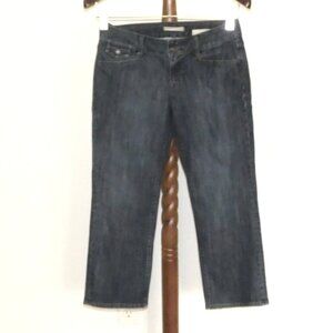 GAP 1969 Straight Leg Stretch Denim Capri Jeans